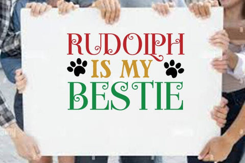 rudolph is my bestie SVG Angelina750 