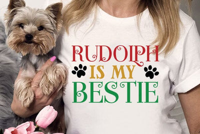 rudolph is my bestie SVG Angelina750 
