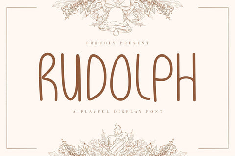 Rudolph - Playful Display Font Font Alpaprana Studio 