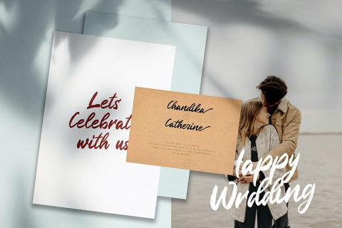 Rugani Payne - Textured Brush Font Font StringLabs 