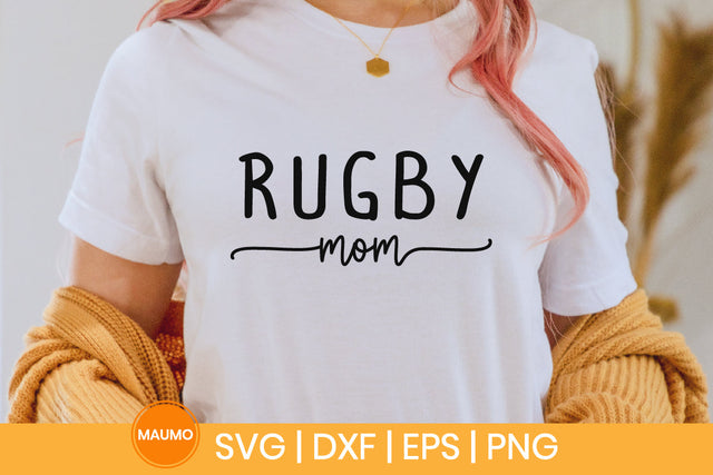 rugby Mom, Sports Svg Quote SVG Maumo Designs 