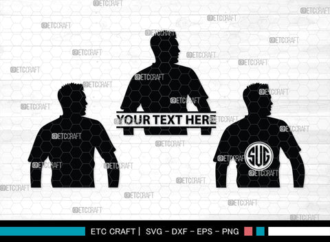 Rugby Player Monogram, Rugby Player Silhouette, Rugby Player SVG, American Football Svg, Rugby Svg, SB00126 SVG ETC Craft 