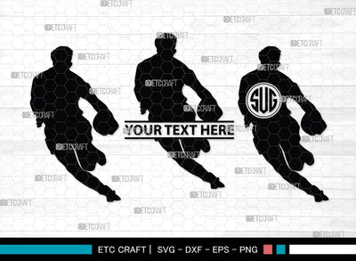 Rugby Player Monogram, Rugby Player Silhouette, Rugby Player SVG, American Football Svg, Rugby Svg, SB00126 SVG ETC Craft 