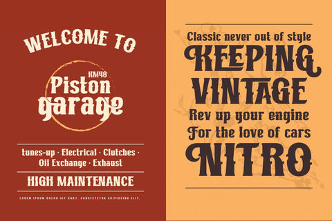 Ruihant | Retro Condensed Font Font twinletter 