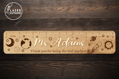 RULERS Bundle Custom Teachers Supplies SVG LaserCutano 