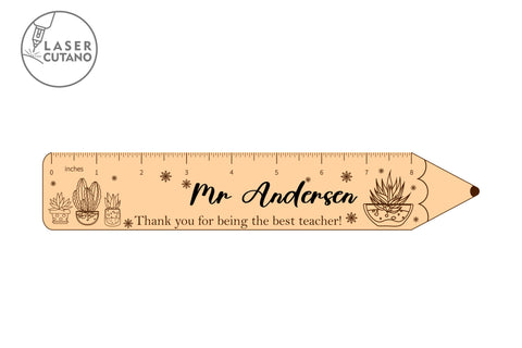RULERS Bundle Custom Teachers Supplies SVG LaserCutano 