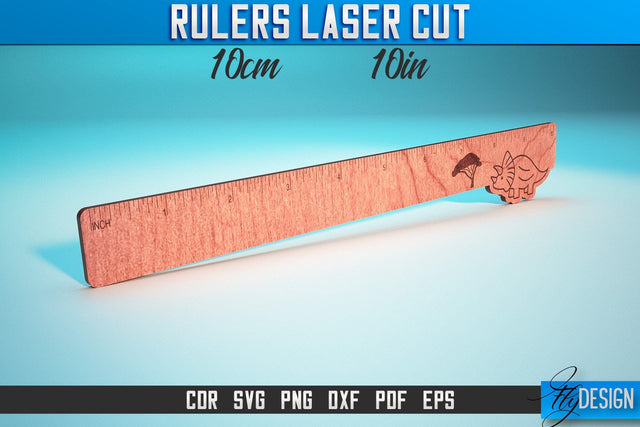 Rulers Laser Cut SVG | Rulers SVG Design | CNC Files SVG Fly Design 