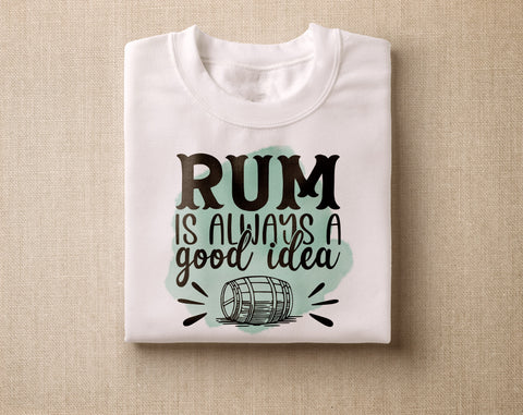 Rum Sublimation Designs Bundle, 6 Rum Quotes PNG Files, Rum Sayings PNG, Girls Just Wanna Have Rum PNG, Drinking Rum Before Noon Makes You A Pirate PNG Sublimation HappyDesignStudio 
