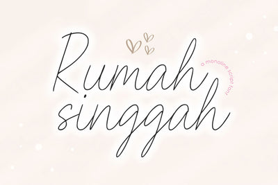 Rumah Singgah Font Allouse.Studio 