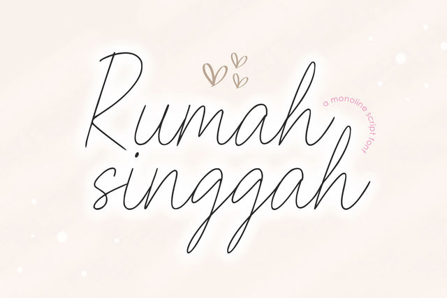 Rumah Singgah Font Allouse.Studio 