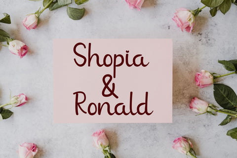 Rumaisa script Font Chamsae Studio 