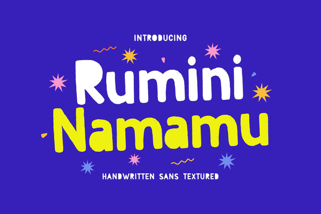 Rumini Namamu Font Allouse.Studio 