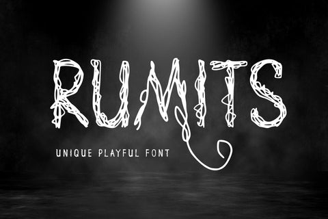 Rumits Font Abo Daniel Studio 
