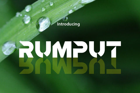 RUMPUT Font zafrans studio 