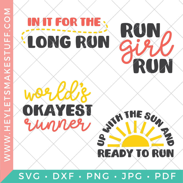 Running Bundle SVG Hey Let's Make Stuff 