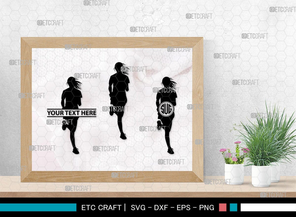 Runner Monogram Running Monogram, Running Silhouette, Running SVG, Runner Svg, Run Svg ...