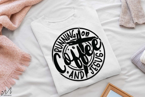 Running on coffee and Jesus svg, Christian t-shirt Svg, Religious Svg, Faith t shirt Svg, Jesus Svg, Bible Verse, God svg,Faith Svg, Digital files Forgiven Svg, Self Love Svg, Motivational quote Svg SVG Isabella Machell 