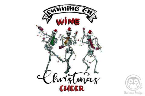 Running On Wine Christmas Cheer PNG Christmas Sublimation LAM HOANG THUY 