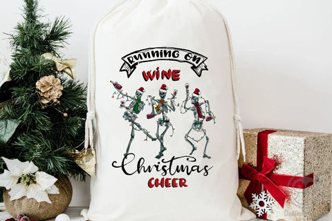 Running On Wine Christmas Cheer PNG Christmas Sublimation LAM HOANG THUY 