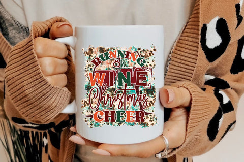 Running on Wine Christmas Cheer Sublimation Sublimation Jagonath Roy 