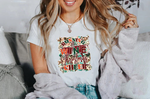 Running on Wine Christmas Cheer Sublimation Sublimation Jagonath Roy 