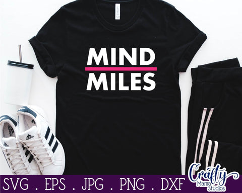 Running SVG - Exercise - Runner Svg - Mind Over Miles Cut File SVG Crafty Mama Studios 