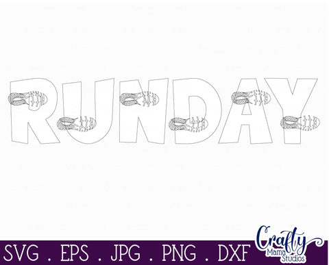 Running SVG - Exercise - Runner Svg - Runday Cut File, Workout SVG Crafty Mama Studios 