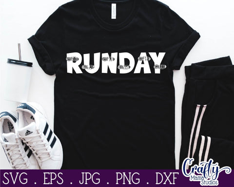 Running SVG - Exercise - Runner Svg - Runday Cut File, Workout SVG Crafty Mama Studios 