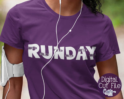 Running SVG - Exercise - Runner Svg - Runday Cut File, Workout SVG Crafty Mama Studios 