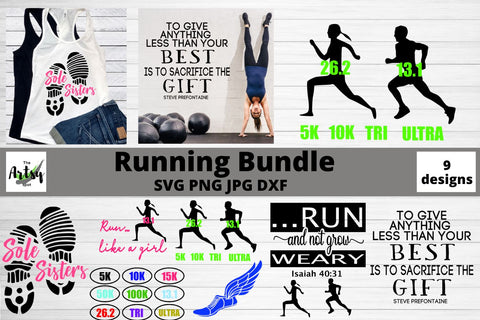 running svg, Runner svg, Running bundle, Running quote svg SVG The Artsy Spot 