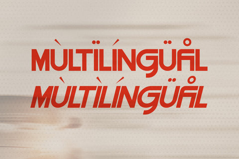 Rush Turbo Typeface Font Storytype Studio 