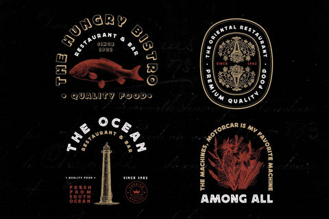 Rushen - Vintage Inspired Font Arterfak Project 