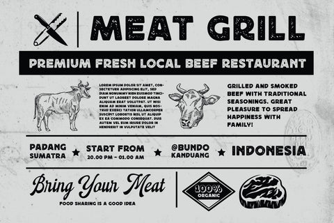 Rushen - Vintage Inspired Font Arterfak Project 