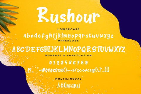 Rushour Fun Brush Script Font Creatype Studio 