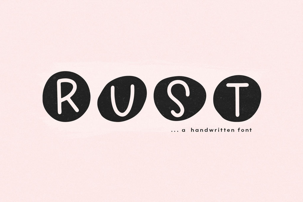 Rust - Handwritten Farmhouse Font - So Fontsy