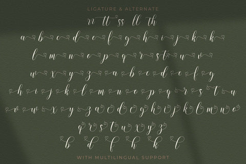 Rusthina - Love Script Font Font StringLabs 