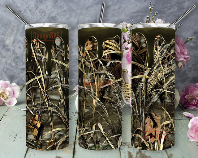 Rustic Camo 20oz Tumbler Wrap, Hunting Camo Tumbler Png, Camouflage Design Png, Hunter Sublimation Design, Digital Download Sublimation DesignSVG 