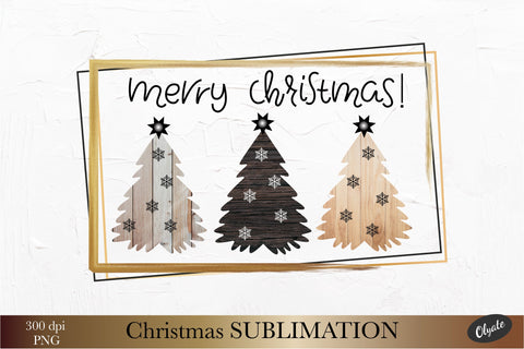 Rustic Christmas Tree PNG. Christmas Tree Sublimation. Sublimation Olga Terlyanskaya 