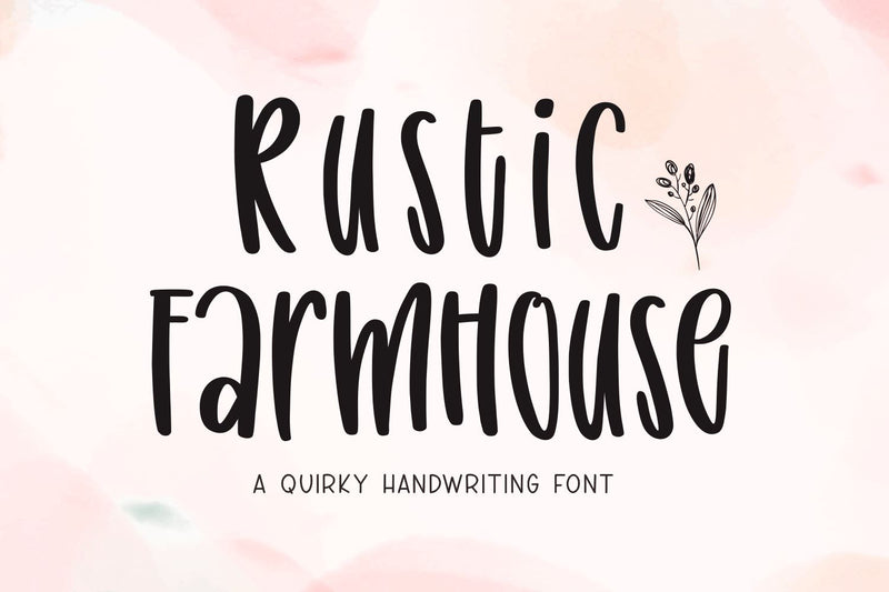 Rustic Farmhouse Font Mozarella 