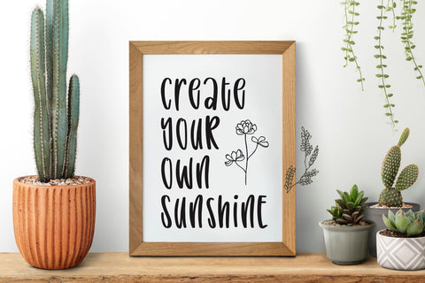 Rustic Farmhouse Font Mozarella 