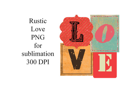 Rustic Love PNG for sublimation Sublimation Digital Honeybee 