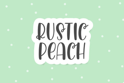 Rustic Peach Font Jimtype Studio 