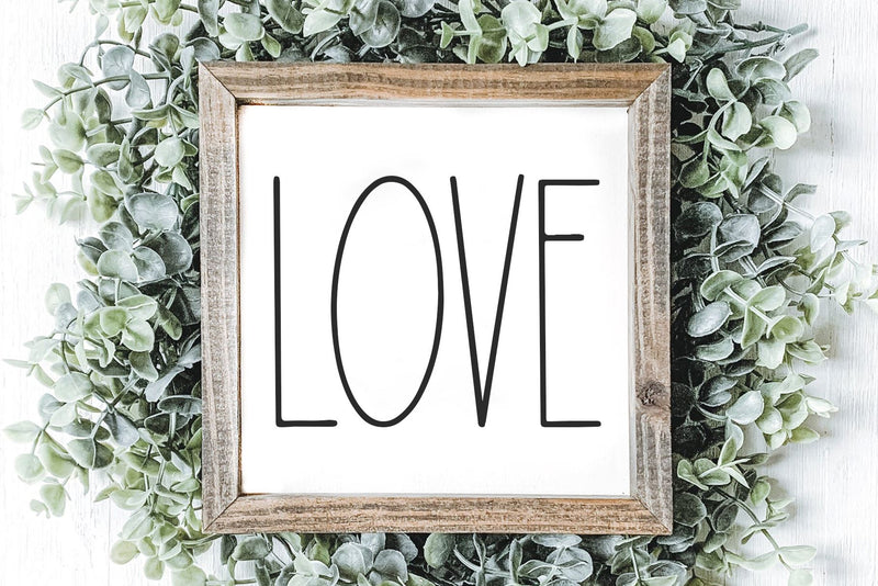 Rustic Ranch - Skinny Farmhouse Font - So Fontsy
