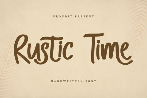 Rustic Time Font Sakha Design Studio 