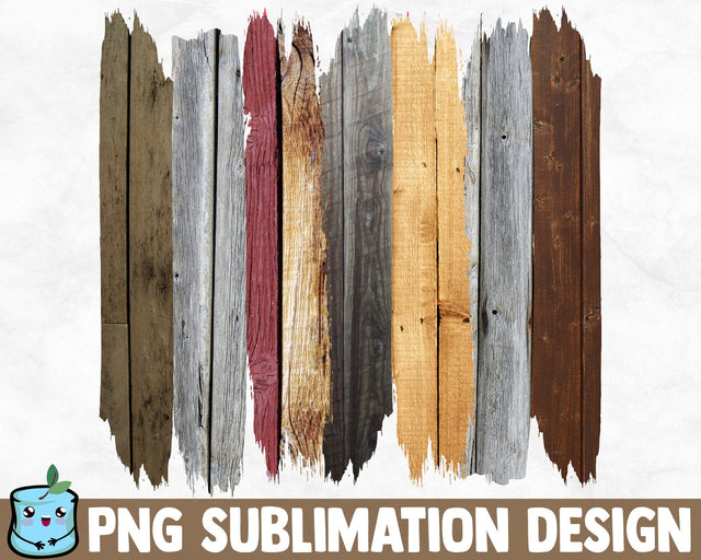 Rustic Wood Brush Strokes SVG MintyMarshmallows 