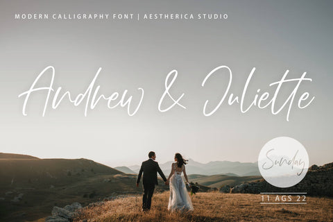 Rusticate Font Aestherica Studio 