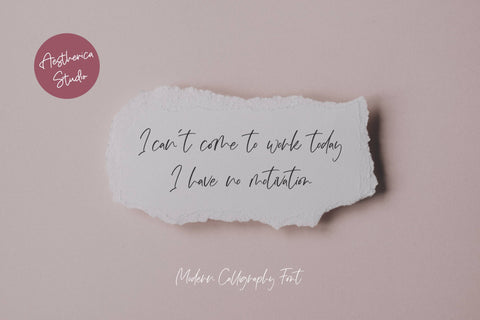 Rusticate Font Aestherica Studio 