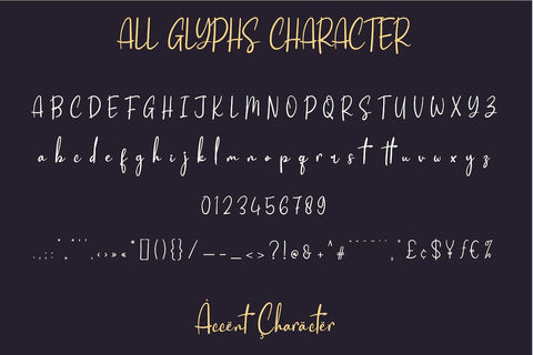 Ruth Signature Font twinletter 