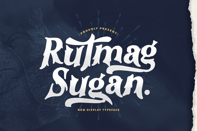 Rutmag Sugan - Decorative Display Font Font StringLabs 