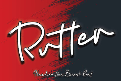 Rutter Font Letterara 